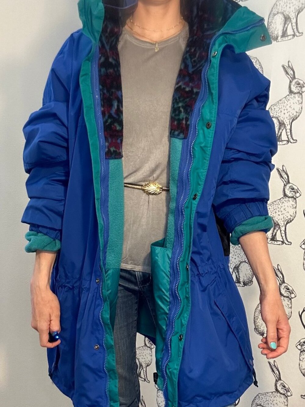Vintage Men's Columbia 2in1 Parka SzXL Tall